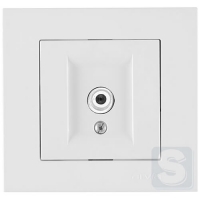 Розетка TV (SAT) концевая Arvia Electric KAREN Белый (20 01 1000 288)